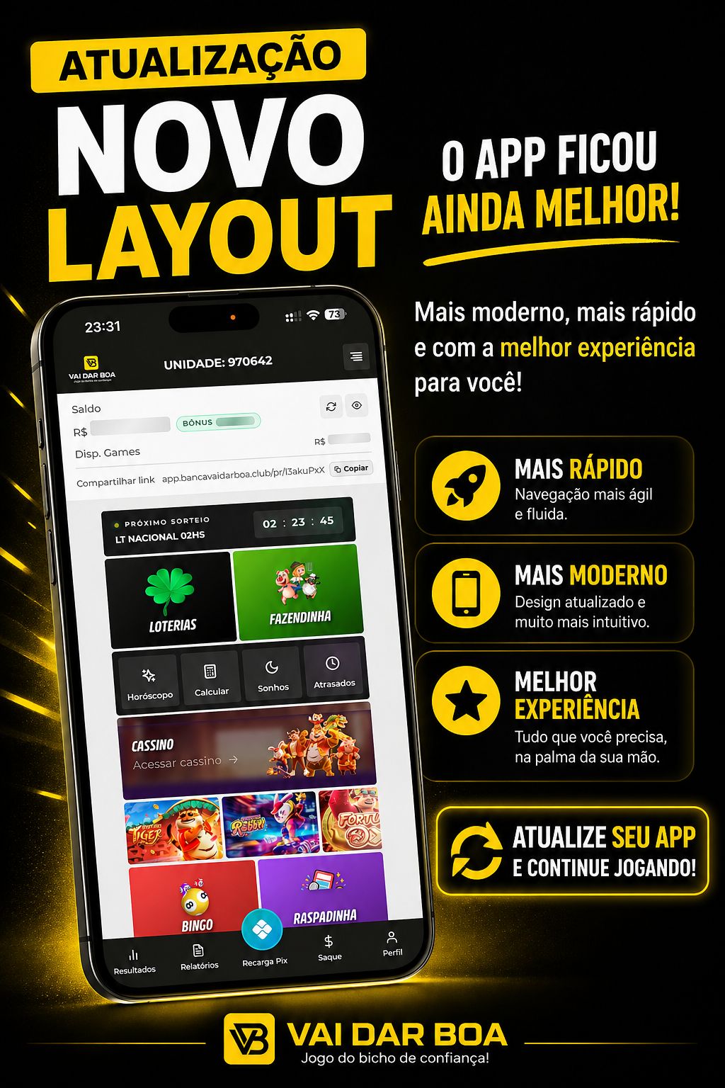 ATUALIZAÇAO NOVO LAYOUT.
